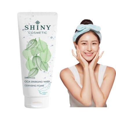 Shiny Cosmetic Cica Sparkling Water Deep Cleansing Foam Pore care 250ml Korean