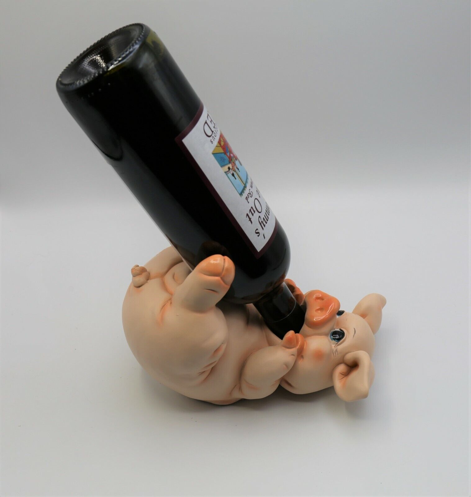 Adorable Pig Wine Holder Perfect Gift For ショッピング The Animal 税込 Lover
