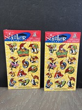 Lot Of 2 American Greetings Woody Woodpecker Stickers 1999 Sealed NOS