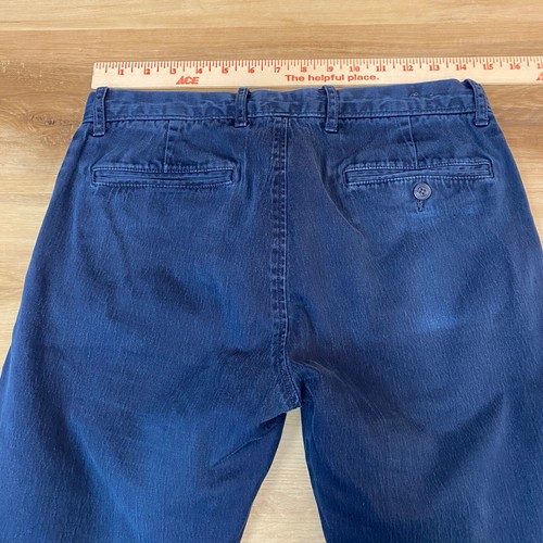 J Crew Pants Mens 29 x 29 Chino 484 Navy Blue Slim Stretch - Picture 9 of 10