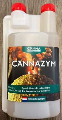 Canna Cannazym 1L Bottle - Powerful Plant Enzyme, Breaking Down Dead Roots