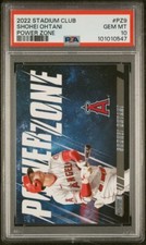 2022  Stadium Club Power Zone Shohei Ohtani Angels Dodgers #PZ9 PSA 10