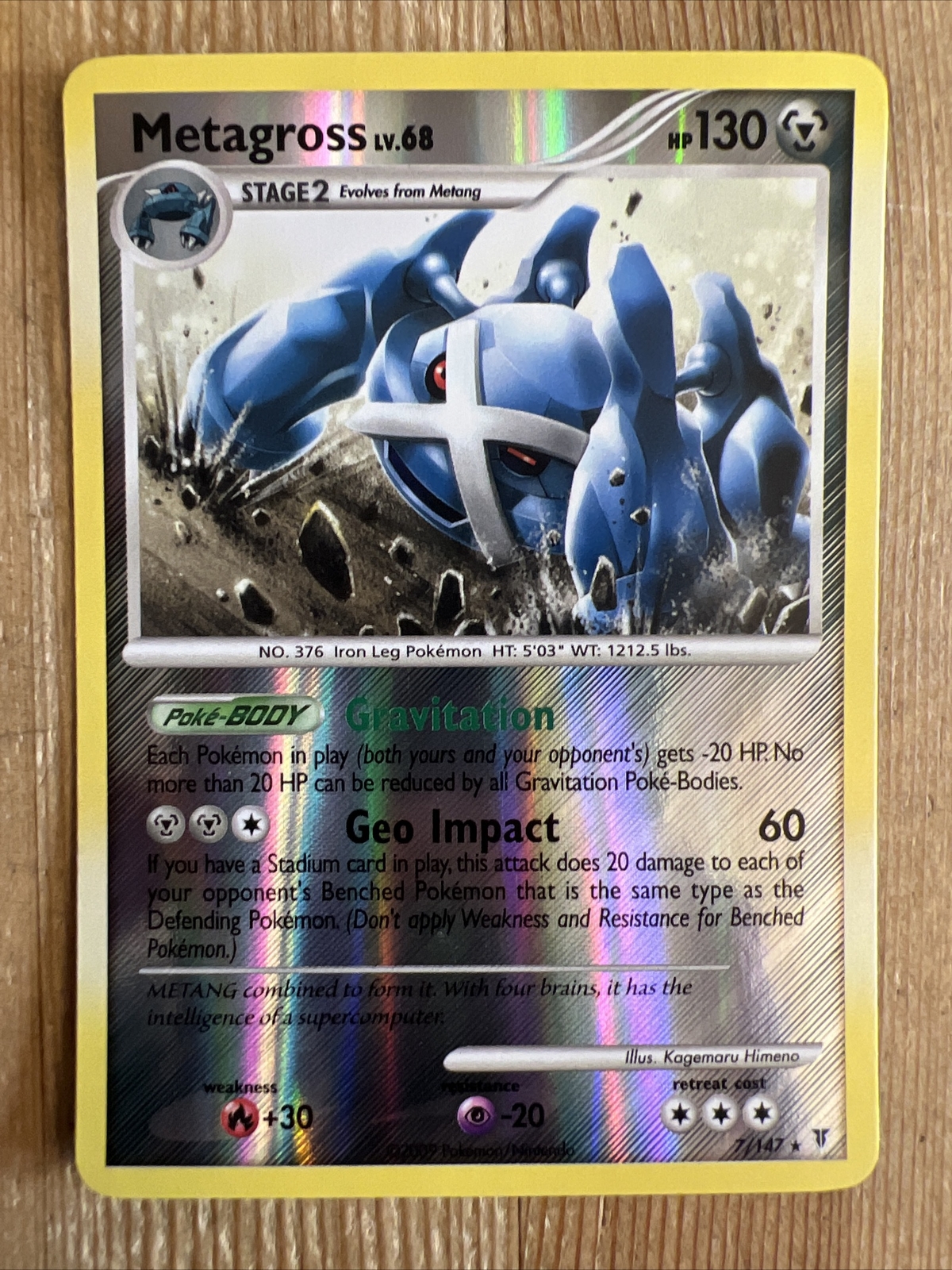 Metagross 7/147 Reverse Holo Rare Supreme Victors Pokemon TCG LP