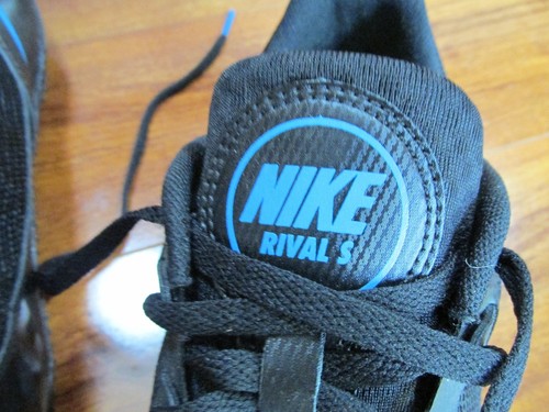 NEW Nike Zoom Rival S 7 Track Running Shoes Men 12.5 Black Blue 616313-004 Spike - Picture 3 of 4