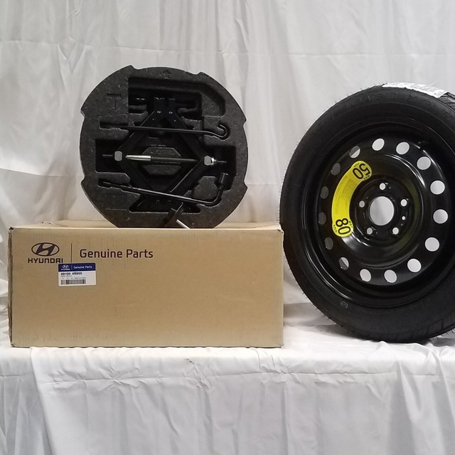 1115 OEM Hyundai Sonata Hybrid COMPLETE SPARE TIRE KIT TIRE MOUNTED