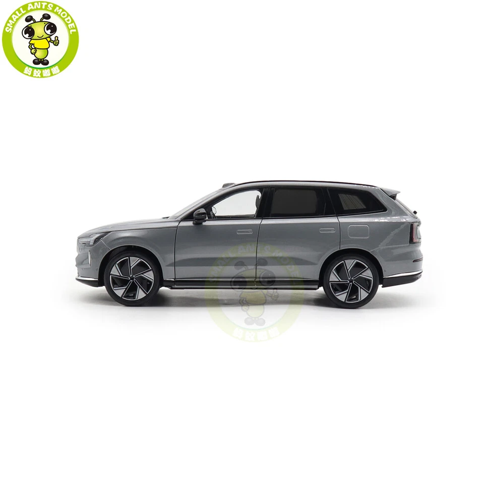 1/18 Volvo EX90 Electric Vehicle Grey Diecast Model Toy Car Friends Gifts - Image 2 of 4