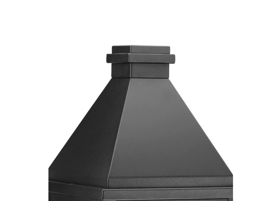 Progress Lighting 1-Light Textured Black Lantern Wall Sconce No Bulbs Included - Image 4 of 4