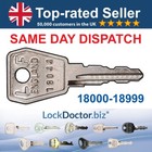 LockDoctor.Biz Steel Office Furniture L&F Desk Pedestal Key Range (18000-18999)