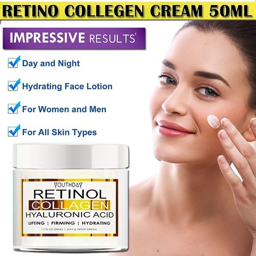 Wrinkle Remover Instant Anti-Aging Retinol Face Cream Skin Tightening 1.7 fl oz - Picture 5 of 17