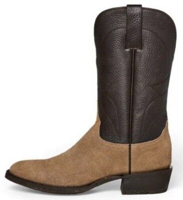 Filson x Azulado Lined Ranch Roper Boots 20254528 MADE IN USA Rough Out Shedron