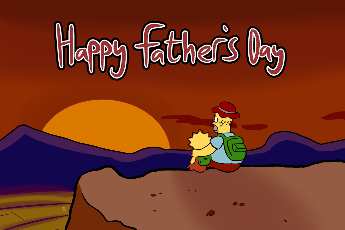 Gif Black Panther Cologne Quote Homer And Lisa Sunset Daddy