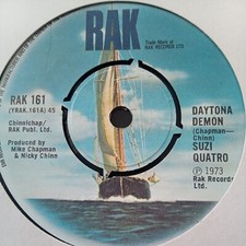 Suzi Quatro ?? Daytona Demon  - 7" Vinyl - RAK Records - 1973