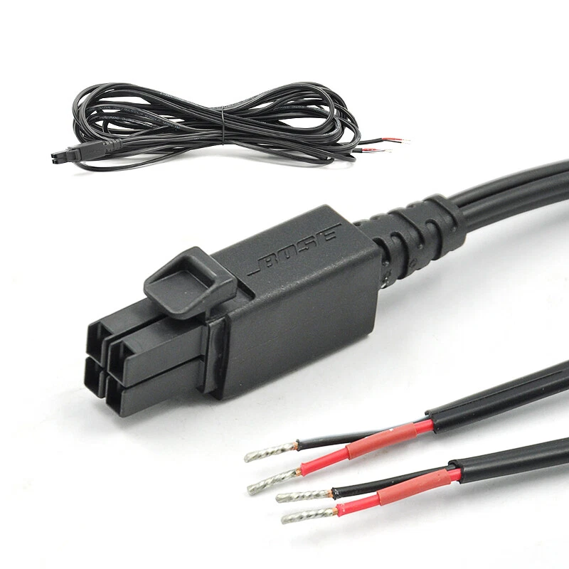 Bose Lifestyle 650 Front Speaker Cable Black Wire 4 Pin eBay