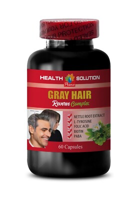 Catalase Complex for hair - GRAY HAIR REVERSE - Hair vitality nutrients 1 Bottle