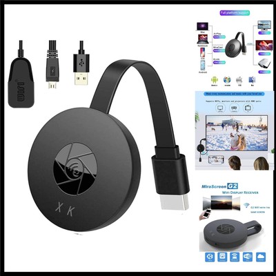 Portabler Wireless Display Dongle mit 1080P HD - Plug-and-Play Streaming Lösung