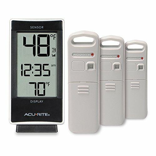 AcuRite 01090M Multi-Sensor Thermometer with 3 Indoor/Outdoo
