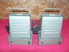 For Parts Pair Vintage Executone Model M192 Office Intercom Speakers Bell System