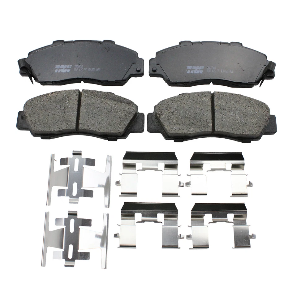 Pastillas de freno delanteras ranuradas de cerámica TRW Pro para Acura CL NSX TL Honda Accord CR-V Foto 2 de 4