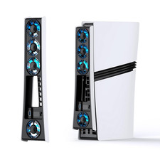 Cooling Fan for PS5 Pro, Efficient Cooler Fan with Adjustable Speed/Led Light, T