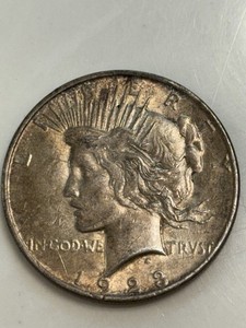 1923 Almost Uncirculated Peace Dollar