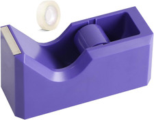 Desktop Tape Dispenser with Non-Skid Base,Colorful Heavy Duty Cute Tape Dispense