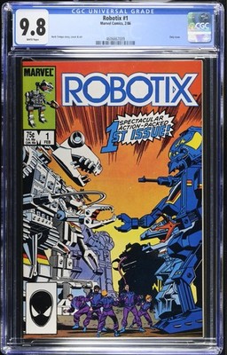 Robotix (1986) #1 CGC NM/M 9.8 White Pages Marvel Comics (Amalgam) 1986
