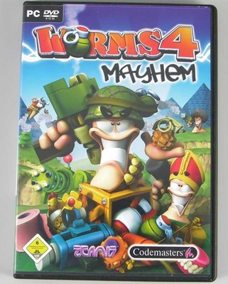 Worms 4 IV Mayhem PC  Deutsch  Team 17 in Original BOX