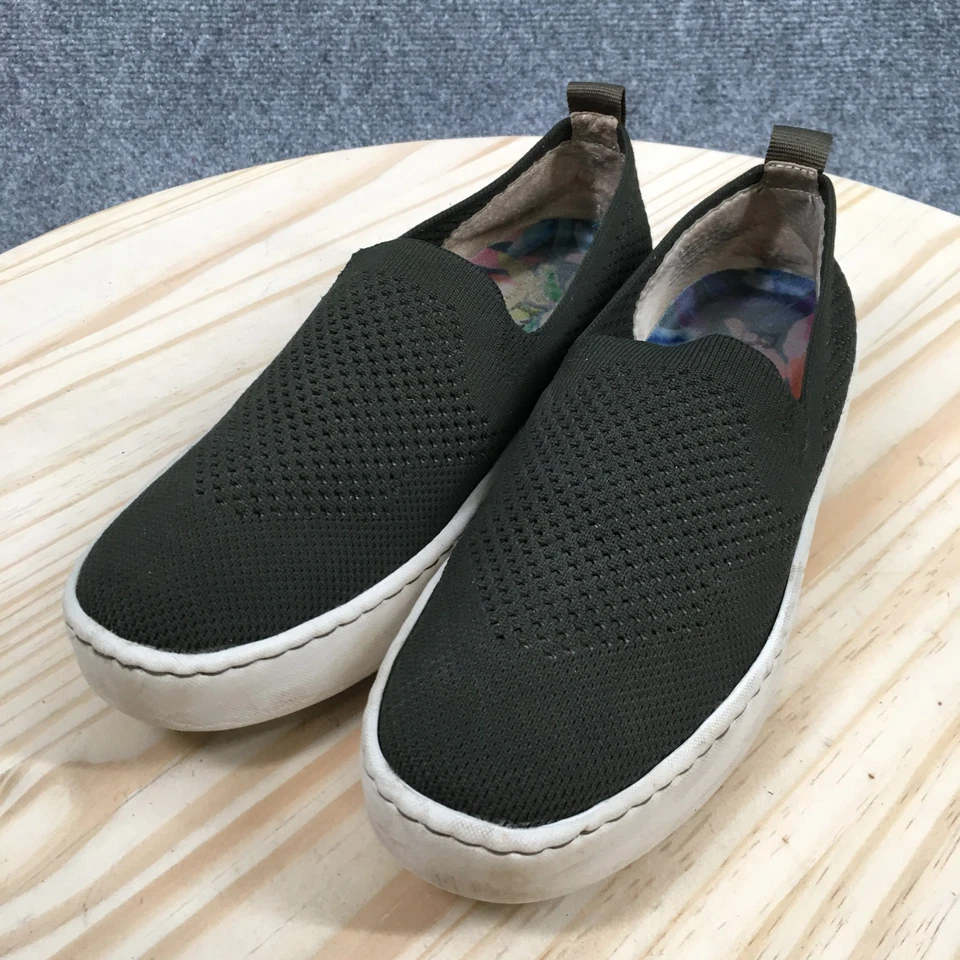 Zapatos Born para mujer 8,5 M tejido solsticio informales sin cordones zapatillas bajas tela verde Foto 3 de 4