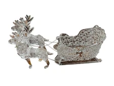 House of Lloyd Christmas Around The World Acrylic Crystalline Sleigh & Reindeer