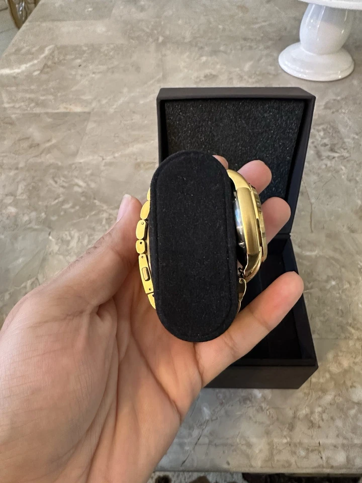 Reloj Automático Fossil Tono Dorado - Caja, Papeles, Eslabones Extra - Reparado, Funcionando Foto 2 de 4