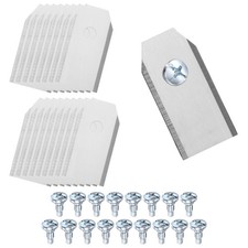 18-Pack Robotic Lawnmower Replacement Blades, 35x18x0.6 mm [Silver Tone]