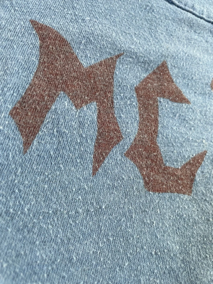 Camiseta De Colección Borde Bolsillo Ace MC’s U.S. Tour Motociclista Pandilla Camiseta XL Azul Foto 3 de 4