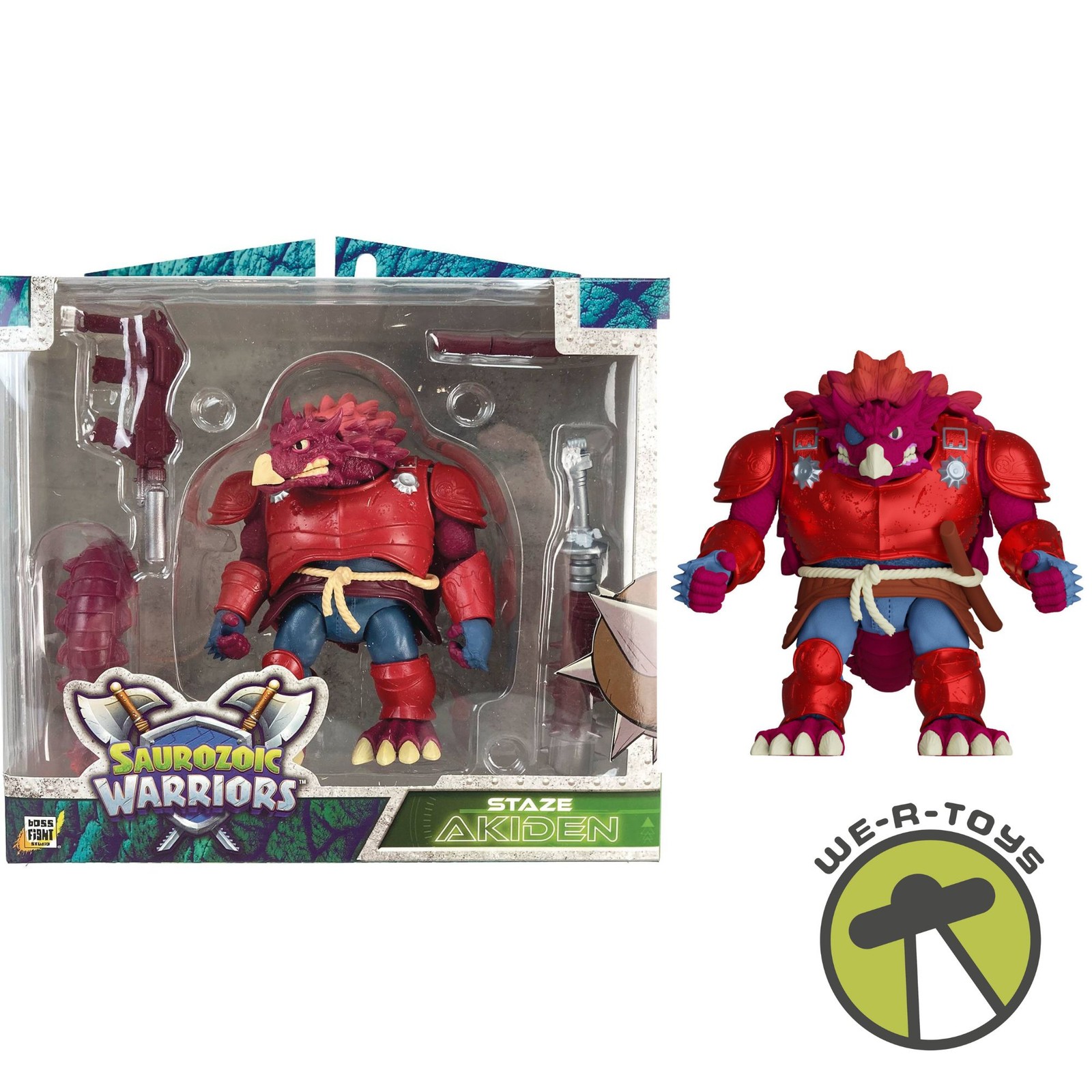 Boss Fight Studio Saurozoic Warriors Staze Akiden Samurai Ankylosaur 6