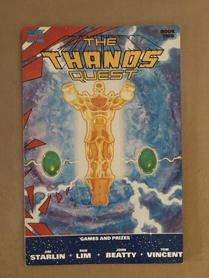 Thanos Quest 2 Oct 1990 Jim Starlin Ron Lim Infinity Gems High-Grade Marvel NM-