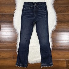 Veronica Beard Women's Size 24 Midnight Carly Kick Flare Denim Jeans Release Hem