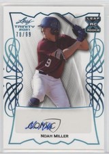 2021 Leaf Trinity Platinum 78/99 Noah Miller #BA-NM2 Auto 11oq