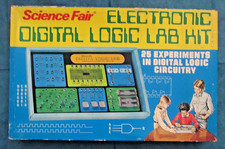 Vintage 1977 Science Fair Electronic Digital Logic Lab Kit by Tandy from Japan