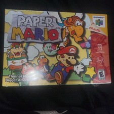 Paper Mario (Nintendo 64, 2001) N64 Brand New, Factory Sealed Rare!