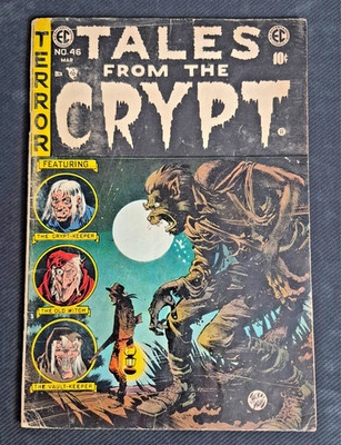 Tales From the Crypt #46 EC Comic Pre-Code Horror March 1955 Complete Good