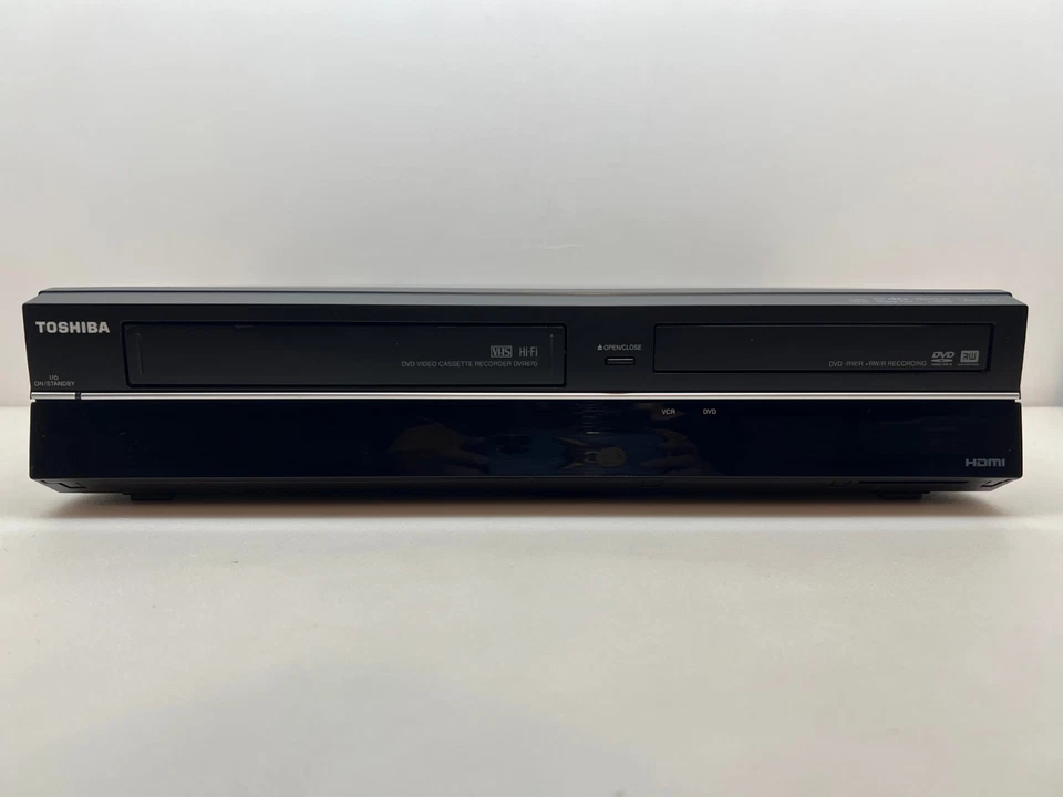 Toshiba DVR670 DVD VCR Combo Sintonizador ATSC y HDMI Reacondicionado 1 Año Garantía Foto 2 de 4