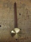 Modern Brushed Brass Wall Clock Pendulum #14 — photo 1