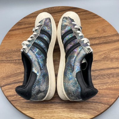 Adidas Superstar 80s Shoes Mens 8 Leather Metallic/Snake Pattern Trainer  Sneaker | eBay