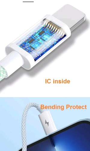 3 in 1 Multi USB PD Ladegerät Ladekabel für iPhone USB C Samsung Android UK - Bild 2 von 2