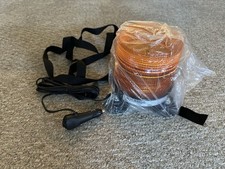 SWS 27048 Amber LED Beacon Magnetic Mount w/ Strap. Warning Light 12VDC 7 inch