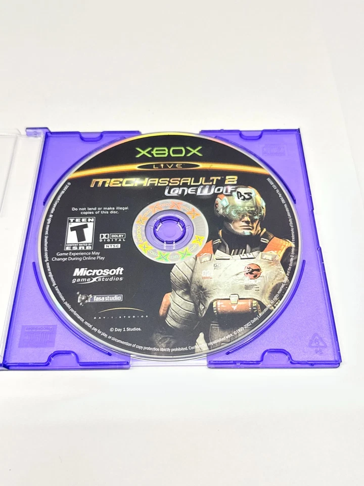 MechAssault 2: Lone Wolf (Microsoft Xbox, 2004) Disc Only - Image 3 of 4