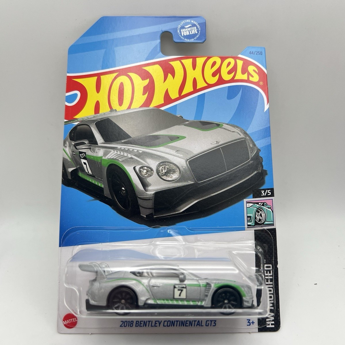 Lot of (4) Hot Wheels 2018 Bentley Continental GT3 variations AS