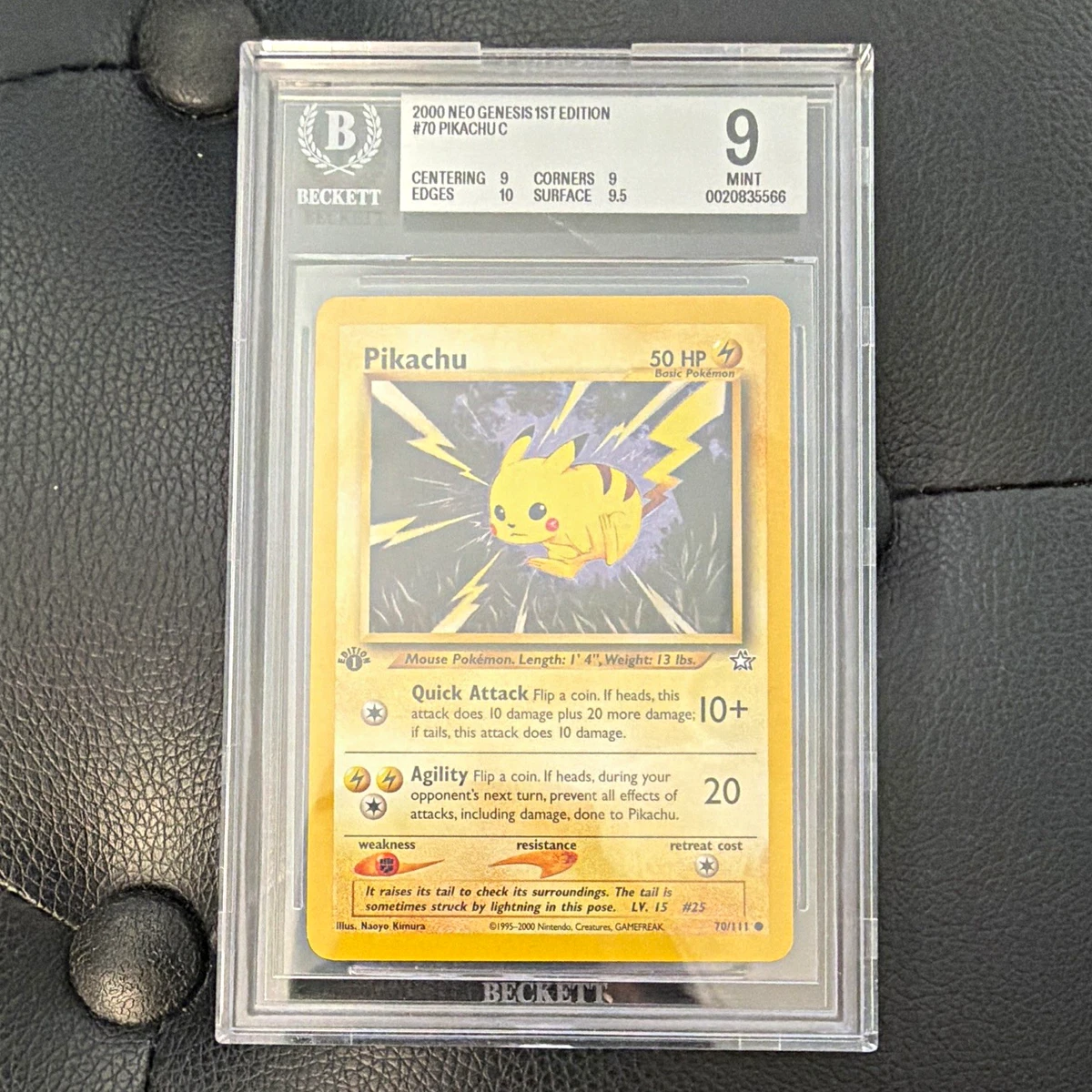 25+ Pikachu Pokémon TCG Neo Genesis Common Collectible Individual