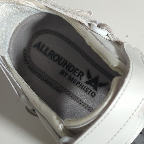 Nuevo Allrounder Mephisto Niro Zapatos de Trekking Gore Tech Cuero Blanco Para Mujer 8 - Imagen 8 de 9