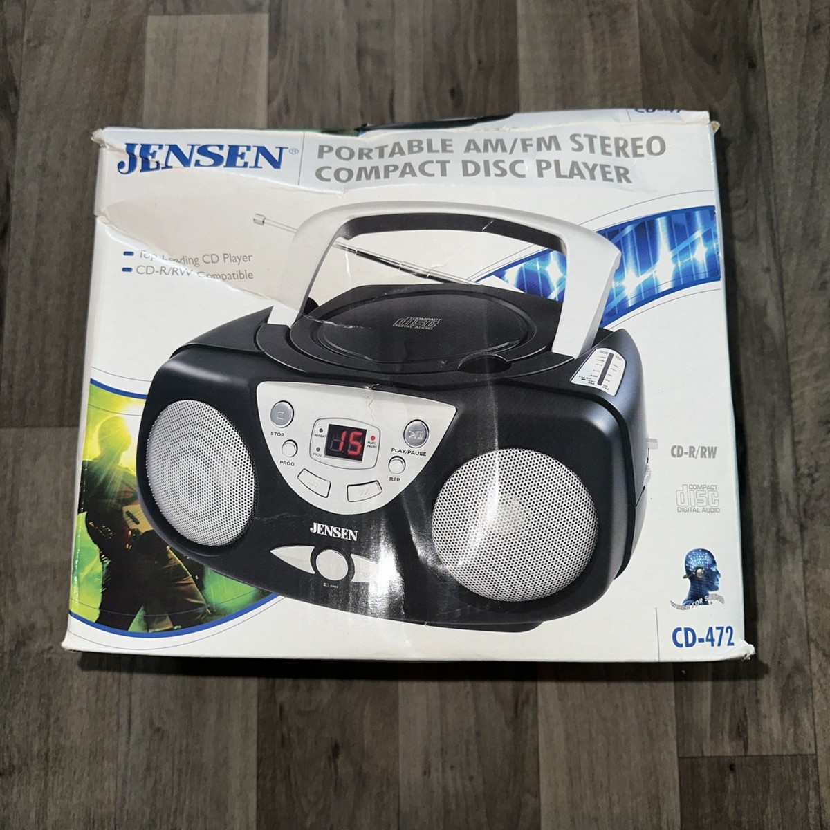 Jensen CD-472 CD/Radio Boombox for sale online | eBay
