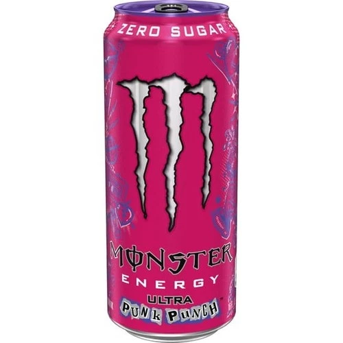 Monster Energy Ultra Punk Punch Zero Sugar Energy Drink 16 fl oz 1 or 2 Pack